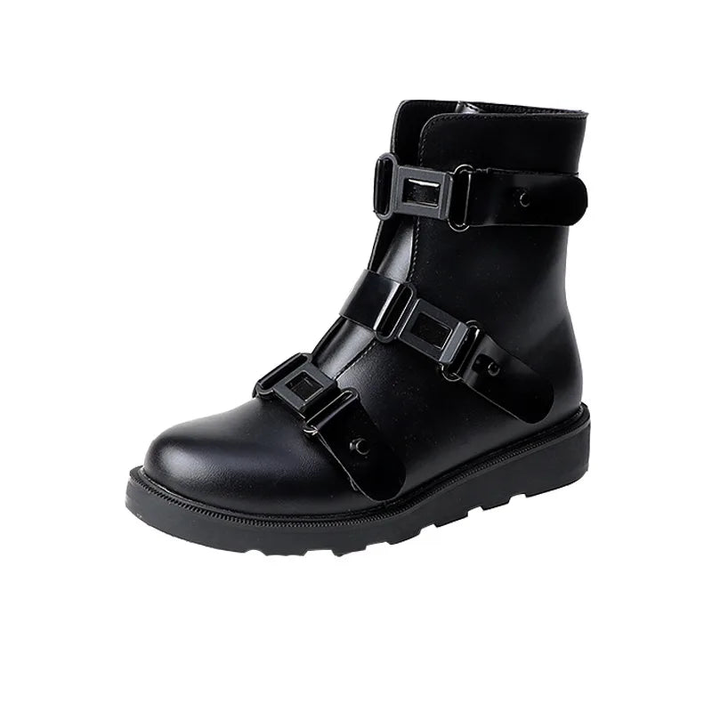 LBSFY  -  2024 Autumn New Arrival Luxury Brand Design mid-calf Boots Women Cool High Platform Boots Wedges Shoes Woman