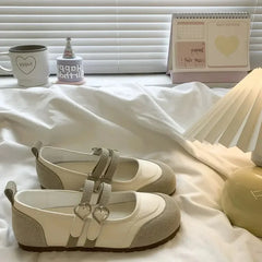 LBSFY -2025 Spring Soft PUMary Jane Shoes Elegant Versatile Dress Pumps for Women Wear Casual Chic Footwear Soft Texture Footwear