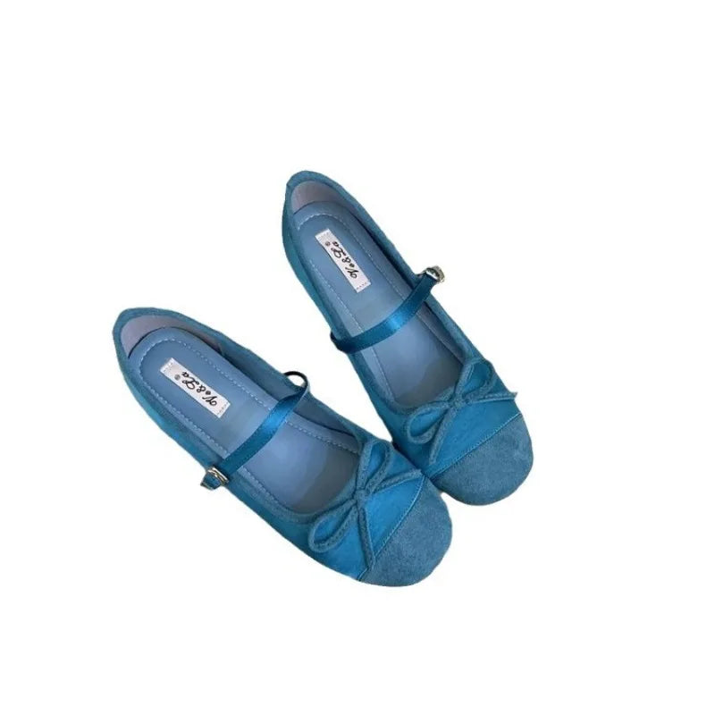 LBSFY -Women's Bow Toe Half Slippers Summer Non-Slip Inner Heightening Mary Jane Shoes for Women Soft Soled Breathable Sandals Slippers