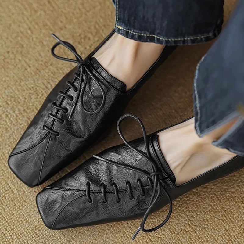 LBSFY -Shoes Women Pumps Elegant High Heels Luxury Sexy Low-heeled Square Toe Black Party Dress Woman Trendy Comfortable Cheap on Sale