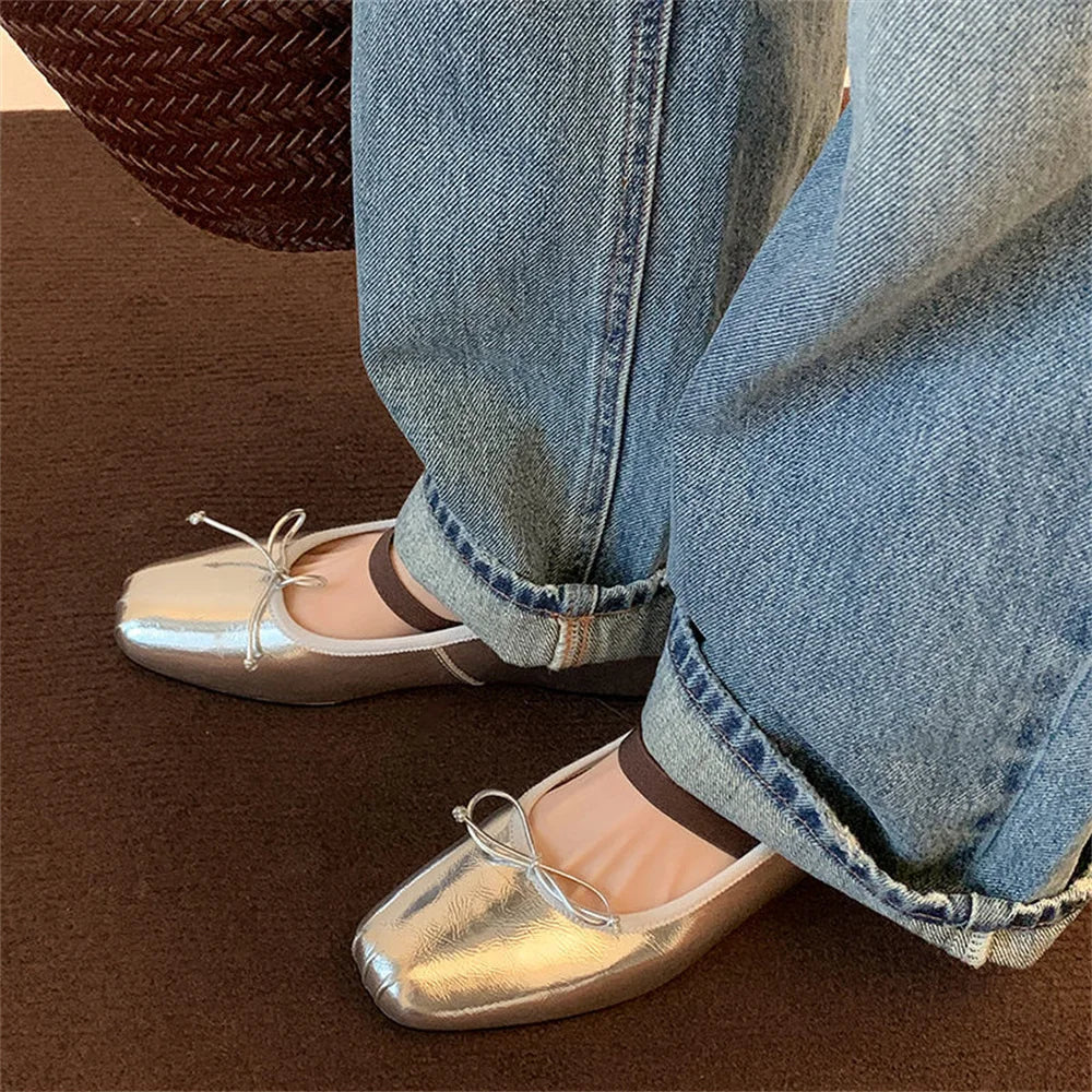 LBSFY  -  New Arrival Pumps Women Real Leather Round Toe Loafers Wedges Heels Office Lady Shoes Mary Jane Casual Pumps