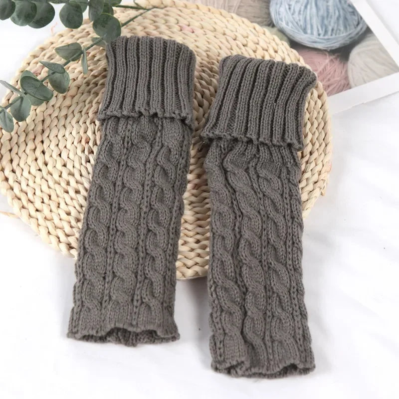 Lbsfy Sweet Children Leg Warmers Lolitas Twist Knitted Socks Korean Baby Girls Warm Foot Cover Guards Elastic Versatile Elephant Socks