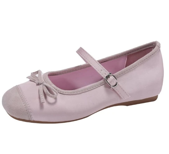 LBSFY -New Spring Butterfly-knot Women Ballet Shoes Fashion Outdoor Dress Shoes Female Street Style Soft Sole Flats Shoes