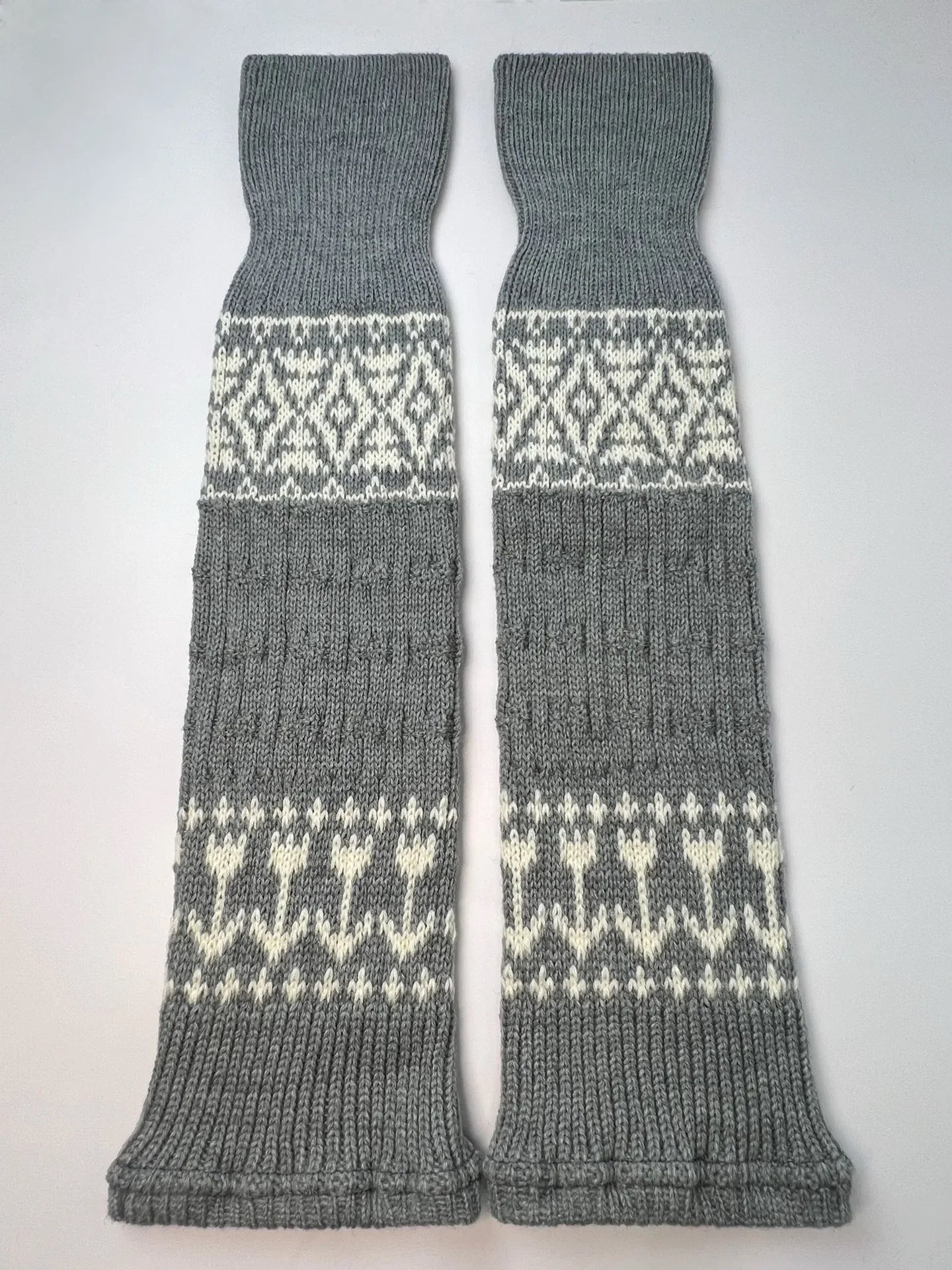 Lbsfy Women Vintage Knit Wool Leggings Covers Socks Korea Women Y2K Tulip Calf Socks Winter Thickened Leg Warmers Harajuku Leg Covers