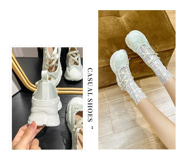 LBSFY -Design Summer New Round Toe Women Flats Fashion Loafers Shallow Mary Jane Shoes Soft Casual Ballet Shoes Slingback Shoes