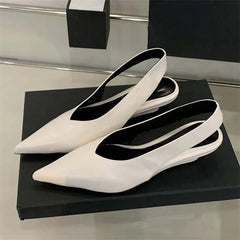 LBSFY -Street Style Pumps Women Pointed Toe Wedges Heels Elegant Slingbacks Party Slingback Mules Shoes Zapatos De Mujer