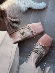 LBSFY  -  2024 Desinger square toe flat shoes