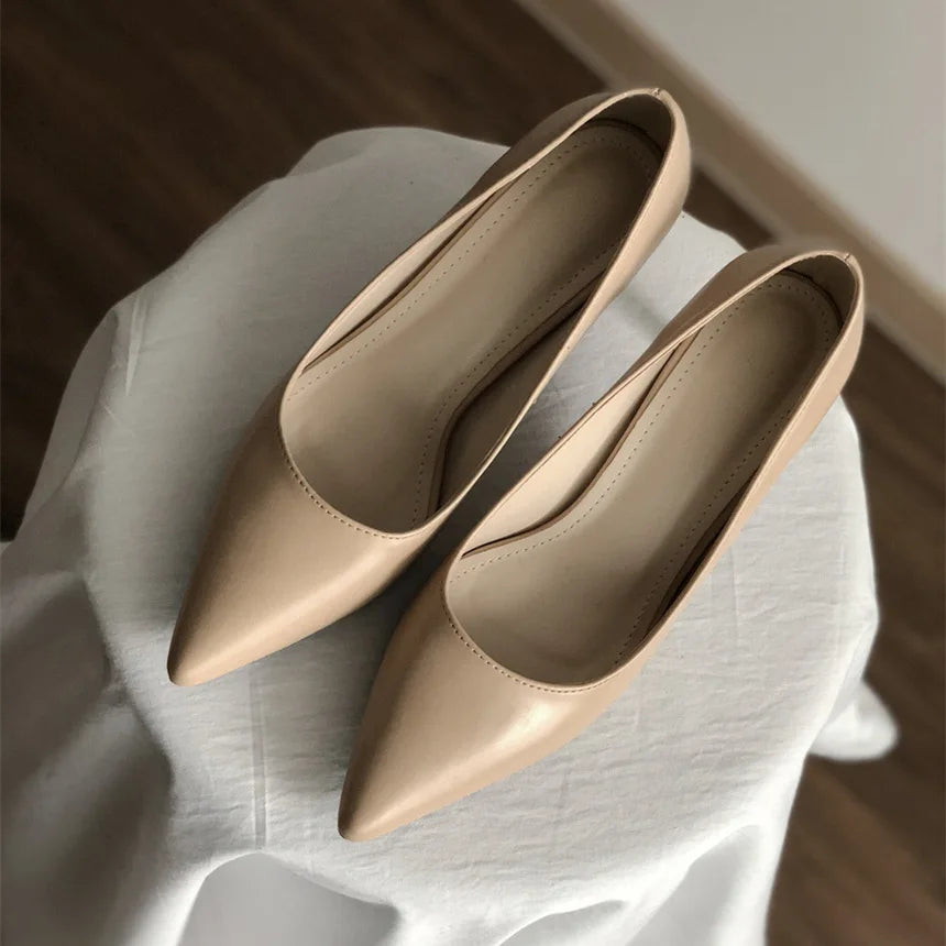 LBSFY  -  6cm Fashion Pumps Sexy Pointed ToeThin High Heels Women Black Shoes 40 41