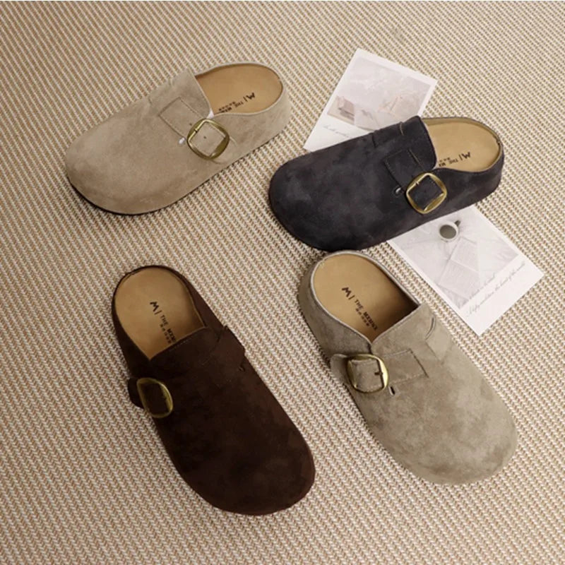 LBSFY -New Style Women's Casual Closed Toe Flip-flops Summer Outdoor Women's Slippers Sandals Comfortable Non-slip Slides Zapatos Mujer
