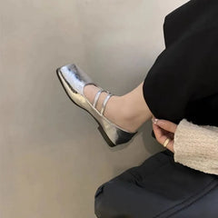 LBSFY  -Fashion Solid Color Simple Elegant Casual Flat Wear-resistant Comfortable Fashionable Women's Shoes Chaussure Femme