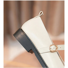 LBSFY  -  Spring and Autumn Women's Pumps Leather Shoes Ladies Casual Shoes Fashion Flat Loafers British Style Office and Banquet Loafers
