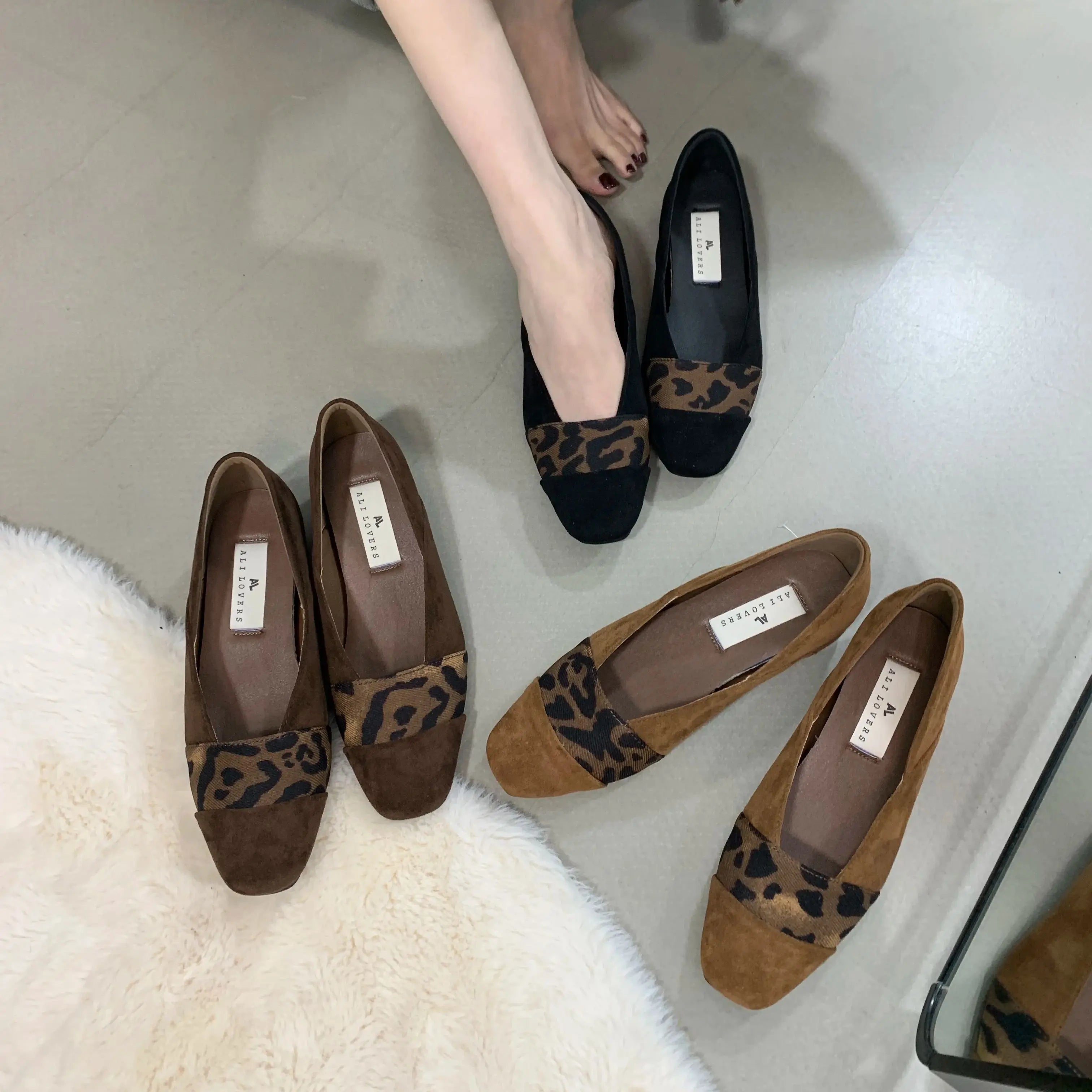 LBSFY  -  Brand New Women Flat Fashion Round Toe Bow-knot Slip On Ballerinas Shoes Soft Flat Ladies Casual Dress Ballet Shoes Mu