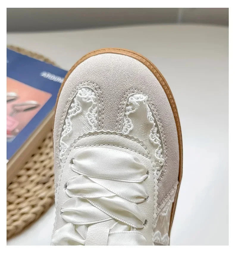 LBSFY -Retro Versatile Women Shoe Fashion Temperament Womens Casual Shoes Comfort Light Womens Flat Shoes Anti Slip Simple Single Shoes