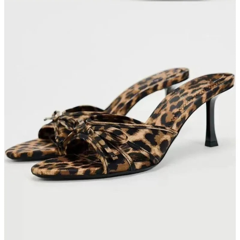 LBSFY -Women Summer New Luxury Brand High Heel Sandals Versatile Simple Slim Heel Sandals Slippers Slim Heel Sandals Dress Slippers
