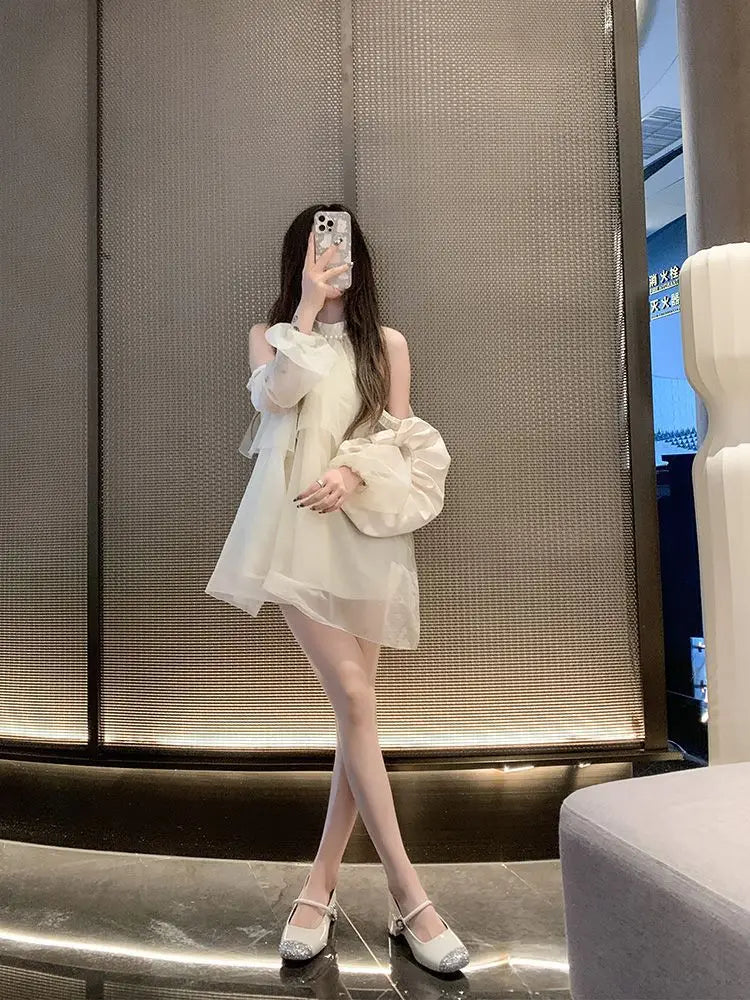 LBSFY -Women's Mary Jane Shoes Leather Summer Dresses French Style Wear-resistant Round Toe Mid Heel Ladies Design Single Lolita Shoes