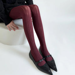 Lbsfy Solid Pantyhose Woman Winter Autumn Fashion Sexy Stockings Breathable Comfortable Leggings Elegant Purple Brown White Black Red