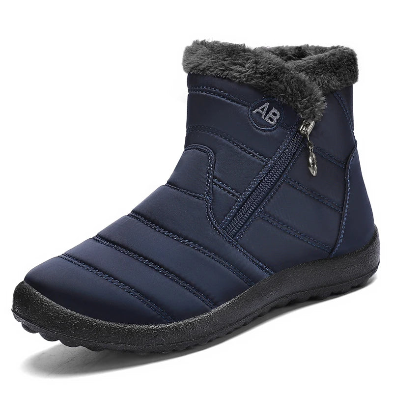 LBSFY -Winter Women Waterproof Snow Boots For Winter Shoes Women Casual Lightweight Ankle Boot Warm Fur Winter Boots Botas Mujer