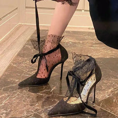 LBSFY  -  Matte Extreme High Heels 10cm Sexy Pumps Fetish Stilettos Gay Party Drag Queen Nightclub Cross Dresser Unisex Shoes Plus Size 48