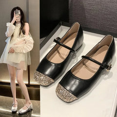 LBSFY -Women's Loafers 2025 Spring British Style Slip on Women Mary Jane Shoes Japanese Uniform Lolita Single Shoes Women Ballet Flats