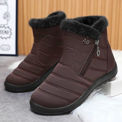 LBSFY -Winter Women Waterproof Snow Boots For Winter Shoes Women Casual Lightweight Ankle Boot Warm Fur Winter Boots Botas Mujer