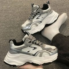 LBSFY -Women Platform Sneakers 2025 Autumn New Fashion Casual Lace Up Sports Shoes Woman Non Slip Walking Shoes Ladies Vulcanize Shoes