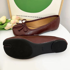 LBSFY  -   Women Split Toe Shoes Mary Janes Flats Silver Ballet Shoes Women Ballerines Femme Chaussure