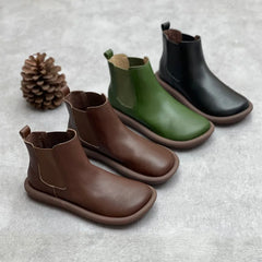 LBSFY  -  2024 flat bottom women's chelsea boots anti-slip snow boots women winter warm shoes female boots large size