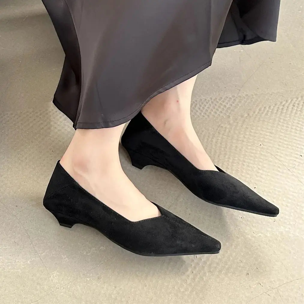 LBSFY  -  2024 Autumn Pointed Toe Women Sexy Shallow Slip On Pumps Shoes Fashion Thin High Heel Ladies Elegant Dress Boat Shoes