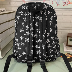 LBSFY -Bow Shaped Backpack, New Spring and Summer Backpack, Fashionable, Casual, Versatile for Commuting, Sports, Travel Backpack