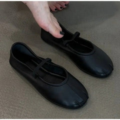 LBSFY -Autumn Design Women Ballet Flats Shoes Fashion Comfort Street Style Soft Sole Female Dress Leather Mary Jane Shoes