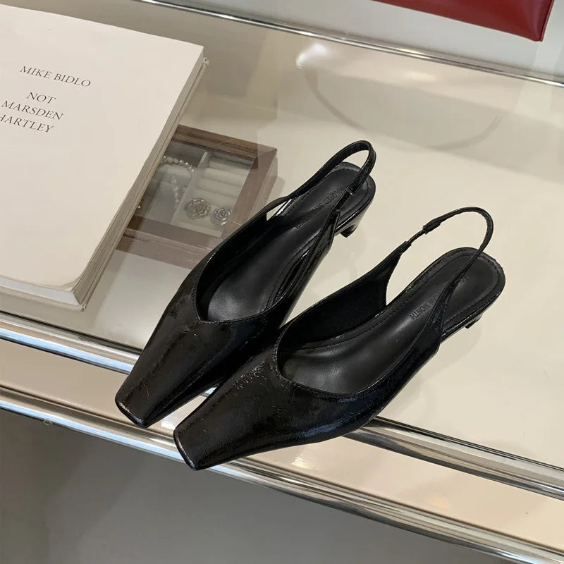 LBSFY  - New Brand Women Sandal Fashion Ladies Eelgant Outdoor Dress Slingback Shoes Thin High Heel Sexy Pumps Shoes Mujer