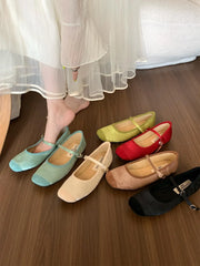 LBSFY -New Brand Women Flat Shoes Round Toe Shallow Slip On Ladies Casual Ballet Shoes Soft Leather Eelgant Ballet Shoes Mujer