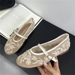 LBSFY -Spring Autumn Round Toe Flat Heels Women Fashion Concise Casual Party Dress Shoes Zapatos De Mujer