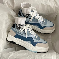 LBSFY  -  Fashion Summer Women Sneakers All-match Mixed Color Men Running Sports Shoes Platform Rock Casual Ladies Breathable Shoes