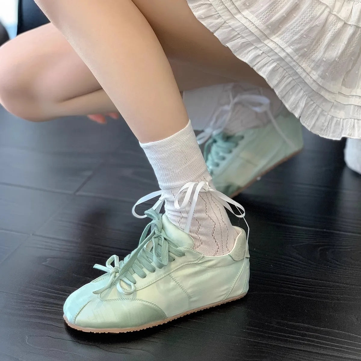 LBSFY  -  Spring Casual Sneakers Women Flats Sport Shoes Designer 2024 New Walking Running Loafers Brand Lace-up Travel Mujer Zapatillas