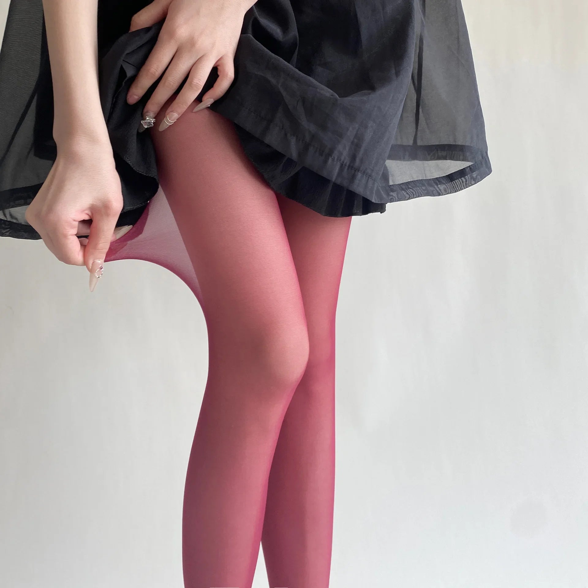 Lbsfy Blue Green Ultra-thin Nylon Thigh High Stockings Pantyhoses Women Sexy Women Tights Velvet Sexy Lingeries Hosiery Body Stockings