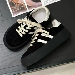 LBSFY -New Design Fashion Casual Shoes Outdoor Lace Up Sneakers for Women Female Comfortable Versatile Sport Shoes Vulcanize Shoes