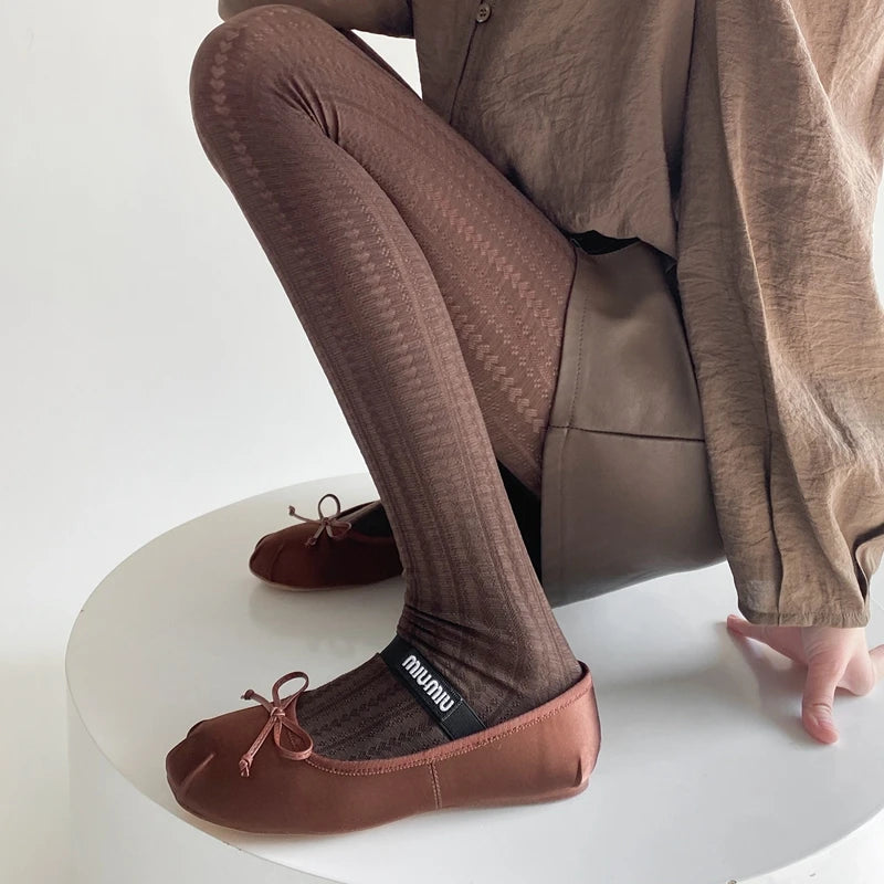 Lbsfy Solid Pantyhose Woman Winter Autumn Fashion Sexy Stockings Breathable Comfortable Leggings Elegant Purple Brown White Black Red