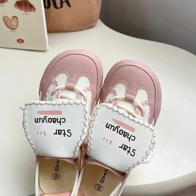 LBSFY  -  Fashion Casual New Designer Women Canvas Shoes Designer Soft-soled Outdoor Ladies Sneakers Spring Autumn Zapatillas De Mujer