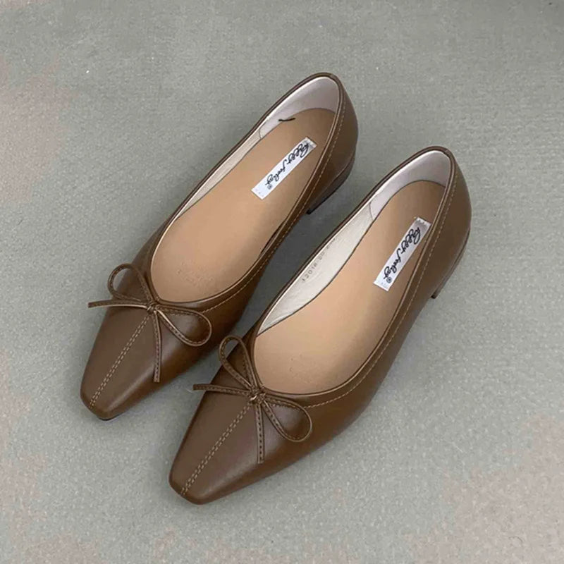 LBSFY -Women Flats Brand Top Quality Flat Shoes Casual Outdoor Shoes Ballet Flat Fashion Round Toe Loafers Sandals Dress Shoes