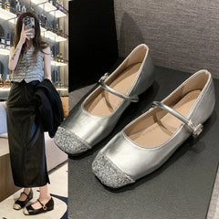 LBSFY -Women's Loafers 2025 Spring British Style Slip on Women Mary Jane Shoes Japanese Uniform Lolita Single Shoes Women Ballet Flats