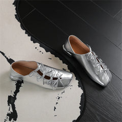 LBSFY  -  2025 Women Genuine Leather Square Toe Thick Heel Mature Sweet Dating Bowtie Party Wedding Shoes Woman Prom Pumps