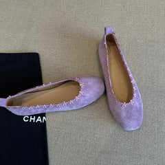LBSFY -Low Shallow Increased Internal Slippers Soft Shoes Comfort Flat Summer PU Retro Rubber Floral Round Toe Shallow Increased Intern