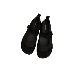 LBSFY -New Style Fashion Women's Winter Ballet Flats Slip On Shoes Soft Female Shallow Footwear Round Toe Ladies Mary Janes Flats Shoes