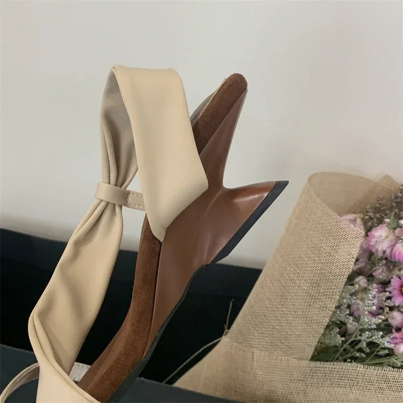 LBSFY -New Arrived Summer Open Toe Women Sandals Fashion Wedges Heels Square Party Dress Shoes Zapatos De Mujer