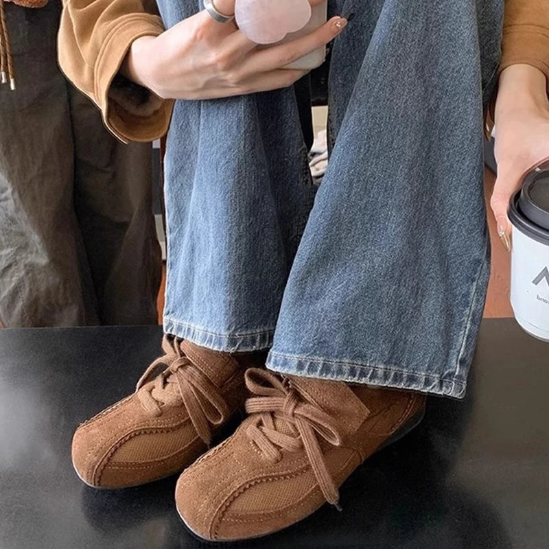 LBSFY  -  2025 new women's Dexter shoes Non-slip sneakers shoes for women Large-size retro ballet female shoes