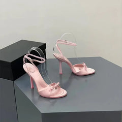 LBSFY  -Sexy Women Sandals Fashion Thin High Heels Open Toe Zipper Dancing Shoes Summer Ballroom Dance Shoes Women