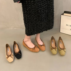 LBSFY -Soft Women Flats Femme Ballet Shoes Women Slip On Loafers Dress Flats Woman Outdoor Shoes Moccasins Mujer