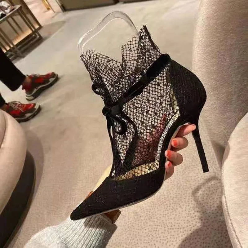 LBSFY  -  Matte Extreme High Heels 10cm Sexy Pumps Fetish Stilettos Gay Party Drag Queen Nightclub Cross Dresser Unisex Shoes Plus Size 48