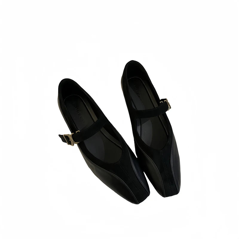 LBSFY  -  Autumn Women Flat Shoes Fashion Round Toe Shallow Ladies Dress Mary Jane Shoes Soft Flat Heel Casual Ballerinas Shoes